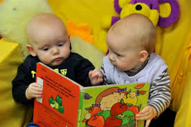 babies reading